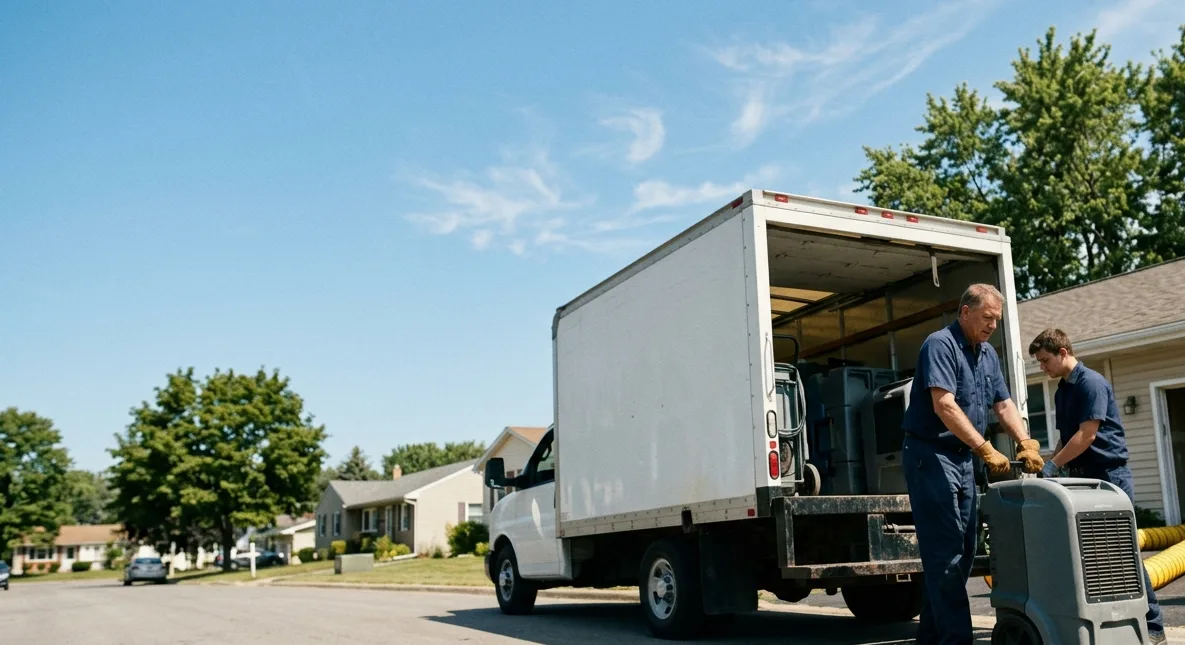 Water Damage Cleanup in Blanchardville, WI near me